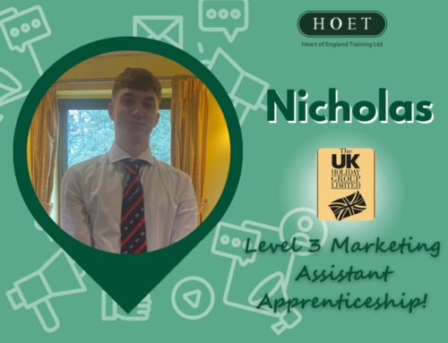 Marketing Apprenticeship Level 3 – Nicholas